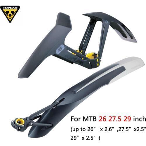 TOPEAK Mountain Bike Mudguard MTB Fender For 26 27.5 29 inch Wings Bike Mud Guard Bicycle Accessories