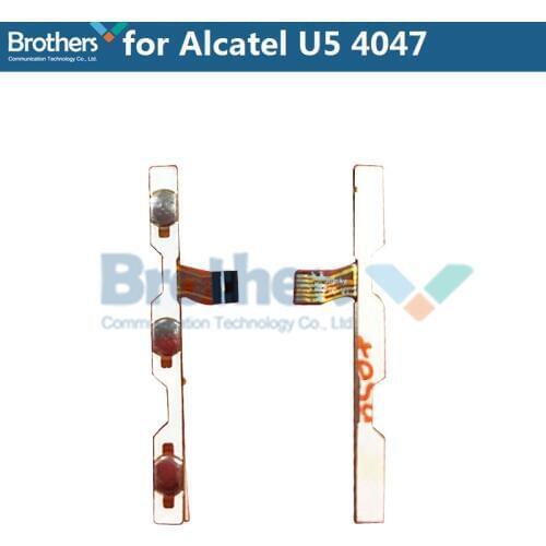 For Alcatel One Touch U5 4047 Power Flex Cable On Off Flex Cable For Alcatel OT4047 4047D Power Button Flex Phone Replacement