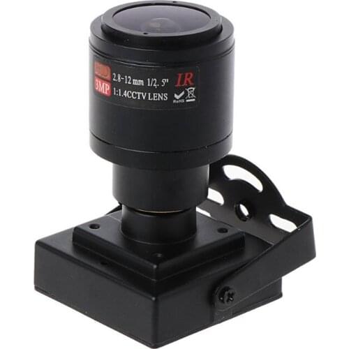 HD 700TVL CMOS 2.8-12mm Zoom Lens Mini CCTV Security Camera Audio Video DIY New D08A