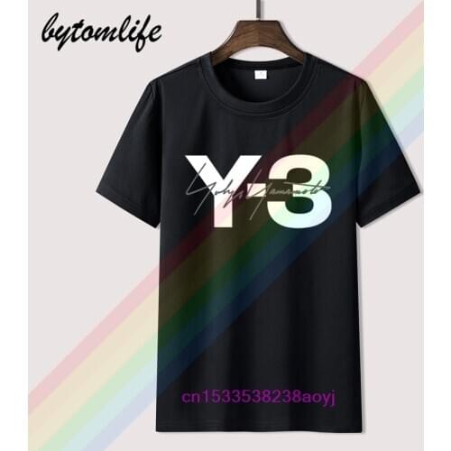 Yohji Classic TShirt Yamamoto Summer Black T Shirt Clothes Popular Shirt Cotton Tees Amazing Short Sleeve Unique Men Tops