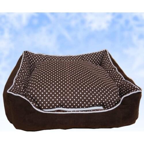 Pet Bed Wave Point Detachable Keep Warm Not Sticky Strong And Bite Resistant Dirty And Sanitary Comfortable Skin-Friendly
