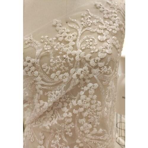 Embroidery Lace Fabric African Lace Fabric Dentelle Fabric For Dress By The Yard Bridal lace