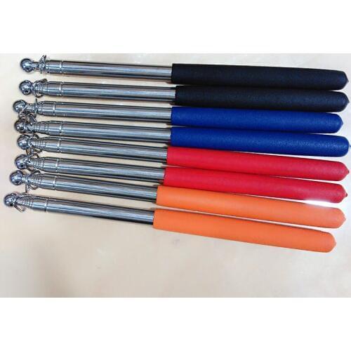 2019 Newest!! Cheapest!!! 1.2m professional telescopic pointer coach baton teaching guides in stainless steel flag pole