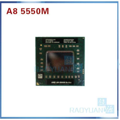 AMD Laptop CPU A8 5500M series A8-5550M A8 5550M AM5550DEC44HL Socket FS1 CPU 4M Cache/2.1GHz/Quad-Core Notebook processor