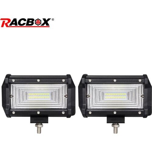 4'' 5'' 7'' 18W 36W 60W 72W LED 12V 24V Bar Offroad WorkLight Spotlight Lamp For 4x4 Rractor Truck Jeep Wrangler Bars Fog Light