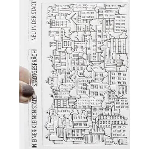 German Words Transparent Clear Silicone Stamp/Seal for DIY scrapbook/photo album Decorative clear stamp sheets ST0778