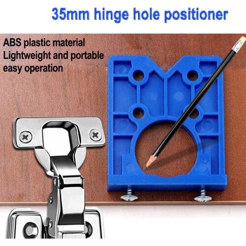 Hinge Hole Drilling Locator Drill Bit Woodworking Door Hole Opener Cabinet Accessories Tools