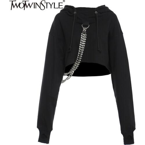 Свитшоты женские TWOTWINSTYLE China At AliExpress