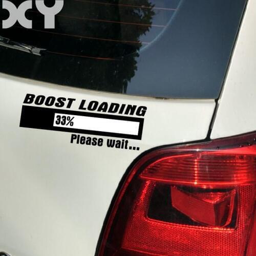 Vinyl Wrap Reflective Tape Boost Loading Car Stickers for Volkswagen Polo Scirocco Golf Jetta Tiguan and So On