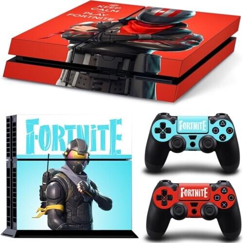 Fortnite Game PS4 Skin Sticker Decal for PlayStation 4 Console and 2 Controller Stickers Vinyl Decoration Birthday Kid Gift