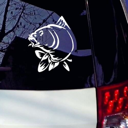 1 Pcs Universal Carp Fishing Car Vinyl Decal Art Sticker Kayak Fishing Car Truck Boat Tribal Car Sticker Accessories