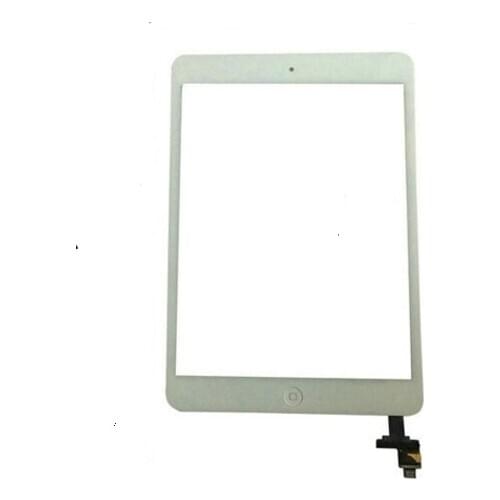 10pcs for iPad mini 1/2 mini 3 Touch Screen Digitizer Assembly with Home Button & Home Flex Cable+ IC Connector