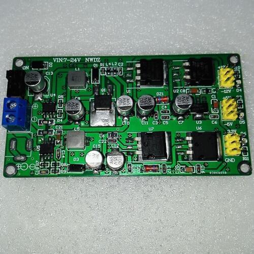 Automatic Lifting, Voltage Regulation, Low Ripple, Multi Channel Regulator, + 12V + 5V 3.3V Upgrade 1.2A