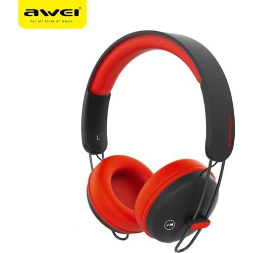 Awei A800BL Bluetooth Headset Over Ear Stereo Wireless Handsfree Sport Gaming Headphone for Mobile Phone