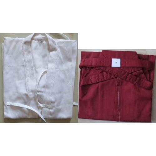 UNISEX Japanese Dobok hapkido martial arts clothing sets Iaido Aikido Hapkido Kendo uniforms hakama suits white/red/black