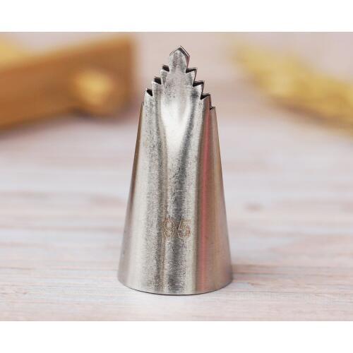 #95 Leaves Nozzles Cake Decoration Baking Tools Stainless Steel Icing Piping Nozzle Cream Tip for Cupcake Pastry