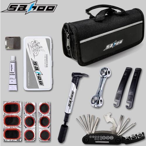 Wholesale Bicycle Multifunction Tools Bag Bike Tire repair Kit MTB Road Bicycle City Folding Bike Outdoor sports Tools SAHOO