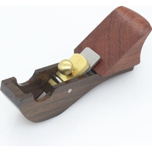 Ebony Boat Planer Mini Plane Trimming Planer Curved Plane Musical Instrument Cylindrical Planing DIY Woodworking Planing Tools