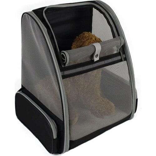2021 Hot sale portable bag breathable mesh cloth pet backpack bag for dog and cat