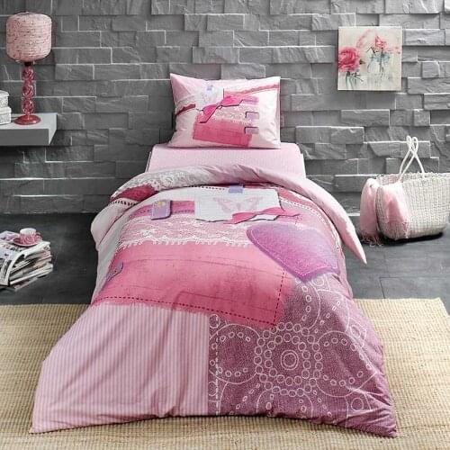TAC TURKEY TEXTILE ONE SIZE DUVET COVER SET %100 COTTON HOME DECORATION BEDROOM TEXTILE SHERLY SERIES