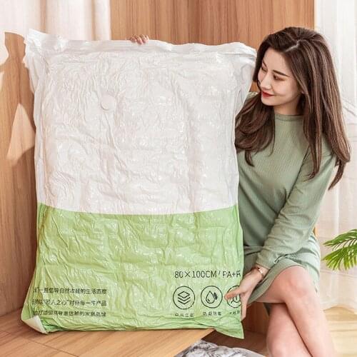 Compressed Organizer Vacuum Bags Clothes Storage Bag Saving Space Seal Packet Clothing Compression Organizer for Home Travel