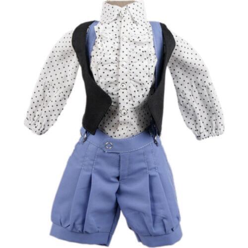 [wamami] 290# Blue Suit 1/4 MSD DZ BJD Dollfie Plaid Free Skirt