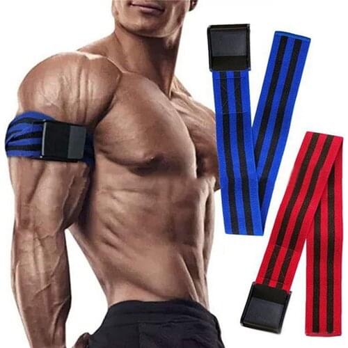 2 packs BFR Fitness Blood Obstruction Muscle Training Elastic Band Arm and Leg Blood Flow Restriction Training Band