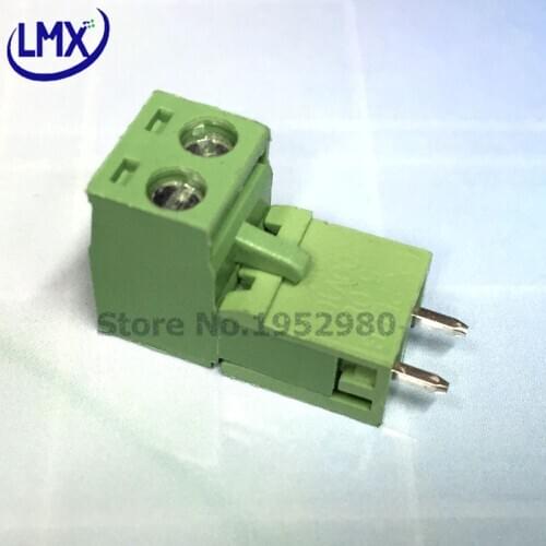 20 Set 5.08MM Pitch PCB Pluggable Terminal Block Connector 2/3/4/5/6/7/8/9/10P Straight Pin Open KF2EDGK Green
