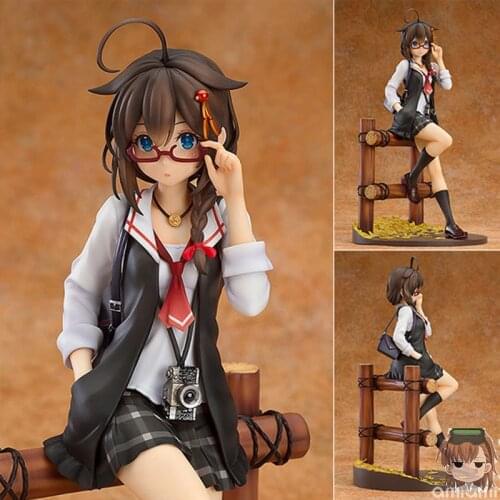 21CM Kantai Collection Ordinary service Girl Figure PVC Action Anime Collection Doll Model Toy Peripherals For Children Gitfs