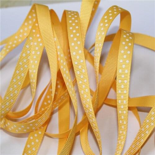 3/8'' 9mm Dots grosgrain Ribbon Dotty spot gift Hair Ribbons Accessories DP09-580