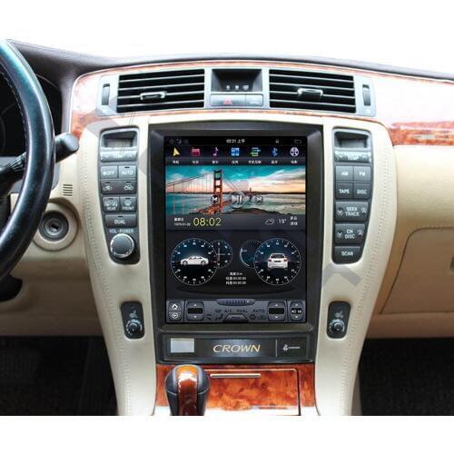 Aotsr Tesla 10.4" Android 8.1 Vertical screen Car Multimedia DVD player GPS Navigation For TOYOTA CROWN 2005-2009 carplay