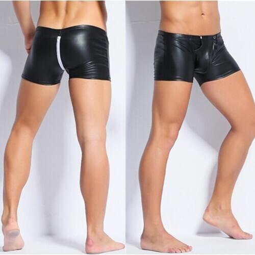 Black Wet Look Patent Leather Bodysuit Women Sexy Deep V Plunging Lace-up Jumpsuit Sexy Leotard Romper