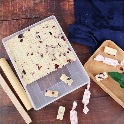 DIY Handmade Nougat Mold Tools Non-stick Mat Nougat Chocolate Candy Mold Kits Baking Pastry Tools Dessert Mold
