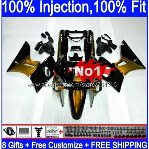 Injection For KAWASAKI gold black ZZR400 2000 2001 2002 2003 2005 2006 2007 112MC.124 ZZR-400 ZZR 400 02 03 04 05 06 07 Fairing