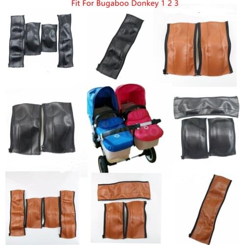 Pu Leather Covers For Bugaboo Donkey 1 2 3 Stroller Pram Armrests Protective Case Handles Bumber Covers Strollers Accessories