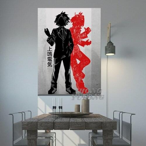 Kaminari Denki My Hero Academia Poster Canvas Wall Art Decoration Prints For Living Kid Children Room Home Bedroom Decor