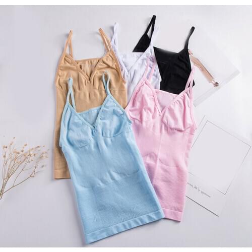 Shaper Slim Up Lift Plus Size Bra Tank Top Women Body Soft Slimming Vest Corset Shapewear Lingerie Bodysuit Sexy Vest
