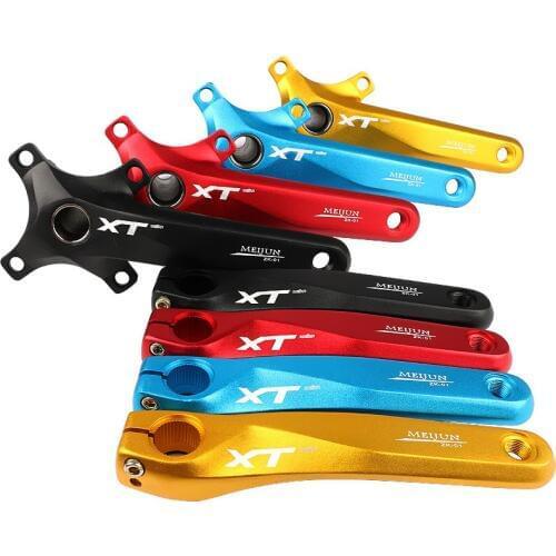 MEIJUN mountain bike aluminum alloy hollow integrated disc, crank, single disc sprocket, gear disc, bicycle fittings BCD104MM