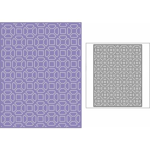 New Spotted Vintage Window Background Plate Craft Embossing Mold 2021 Metal Cutting Dies for DIY Scrapbooking Album Card Making