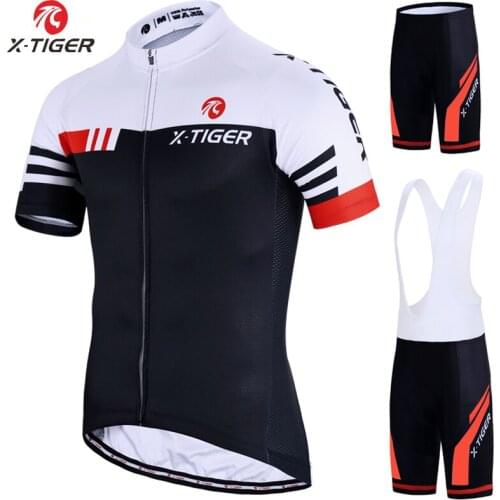 2022 New X-Tiger Cycling Sets Bike uniform Summer Cycling Jersey Set Road Bicycle Jerseys MTB Bicycle Wear Breathable Cycling C