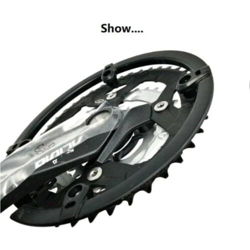 Original Chainring Protective Covering Crankset M430 M390 M590 M370 Chain Wheel Protective Cover Plastic Protection Cover