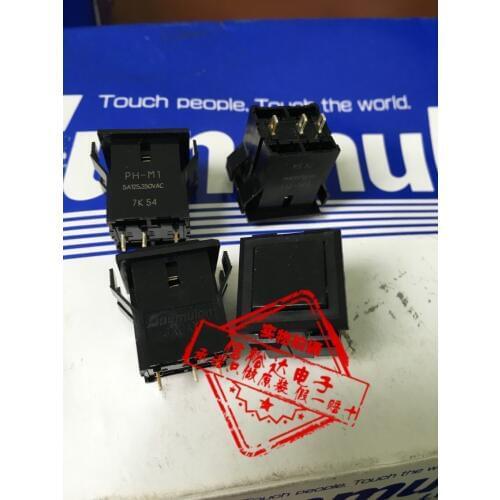 Original new 100% PH-M1SKS1-RB 5A 125V 250V PH-M1 button switch