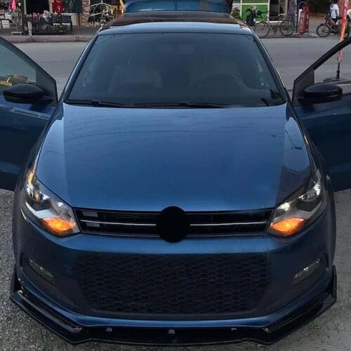 3PCS Car Front Bumper Splitter Lip Spoiler Diffuser Body Kit For Volkswagen For VW For Golf MK7.5 MK7 2014 2015 2016 2017