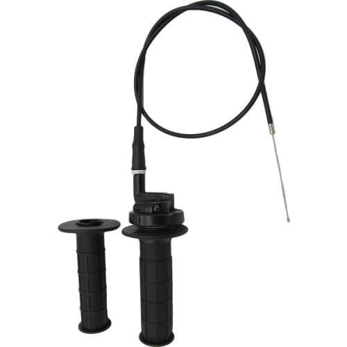 Motorcycle Twist Throttle Grip Tube & Cable for 110cc-250cc Mini ATV Quad Pit Dirt Bike