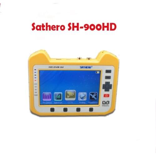 Sathero SH-900HD DVB-S2 Satellite Finder Meter with Spectrum Analyzer Coaxial Digital Monitoring Test Function