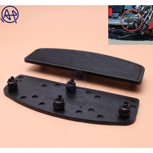 1pair Motorcycle Front Rubber Rider Insert Floorboard Footboards Foot peg Footrest Pad Fit For Harley FLHTC FLHTCUI FLHTCU FLHRC