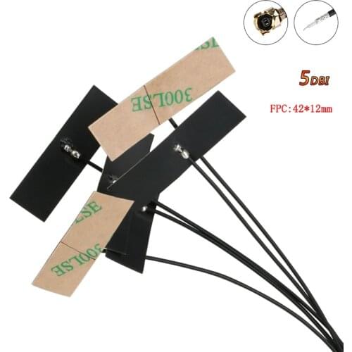10Pcs 2.4Ghz WIFI Internal Antenna 5dBi IPX IPEX Connector FPC Omni Antenna IEEE 802.11 b/g/n WLAN System