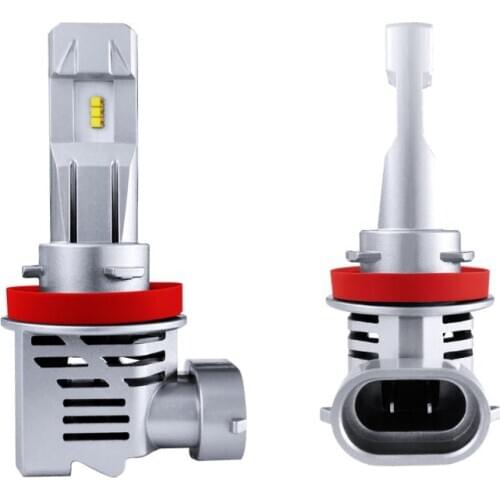 2PCS H11 H8 H9 Car M3 LED Headlight Bulb Kit 120W 28000LM High Power ZES Light Bulbs 6500K White Light Car Automobiles Parts