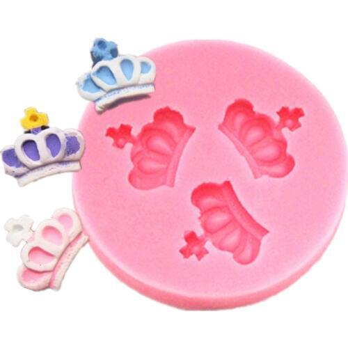 3D Imperial Crown Silicone Fondant Molds Wedding Cake Decorating Tools Kitchen Baking Chocolate Clay Candy Moulds