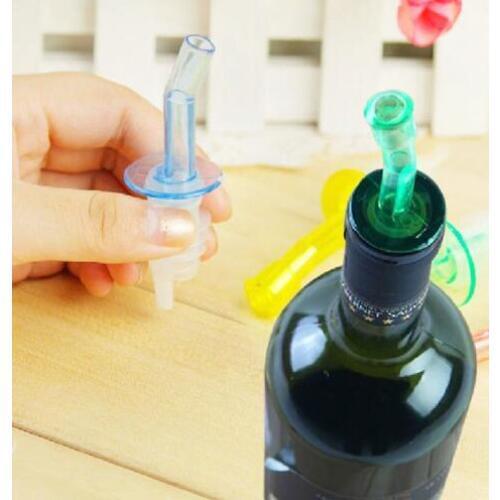 4 pcs/Lot Wine Oil Alco Bar Liquor Free Pour Bottle Spout Stopper Pourer Topper Set